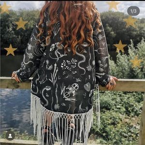 Cosmic Drifters Jane Fringed Kimono